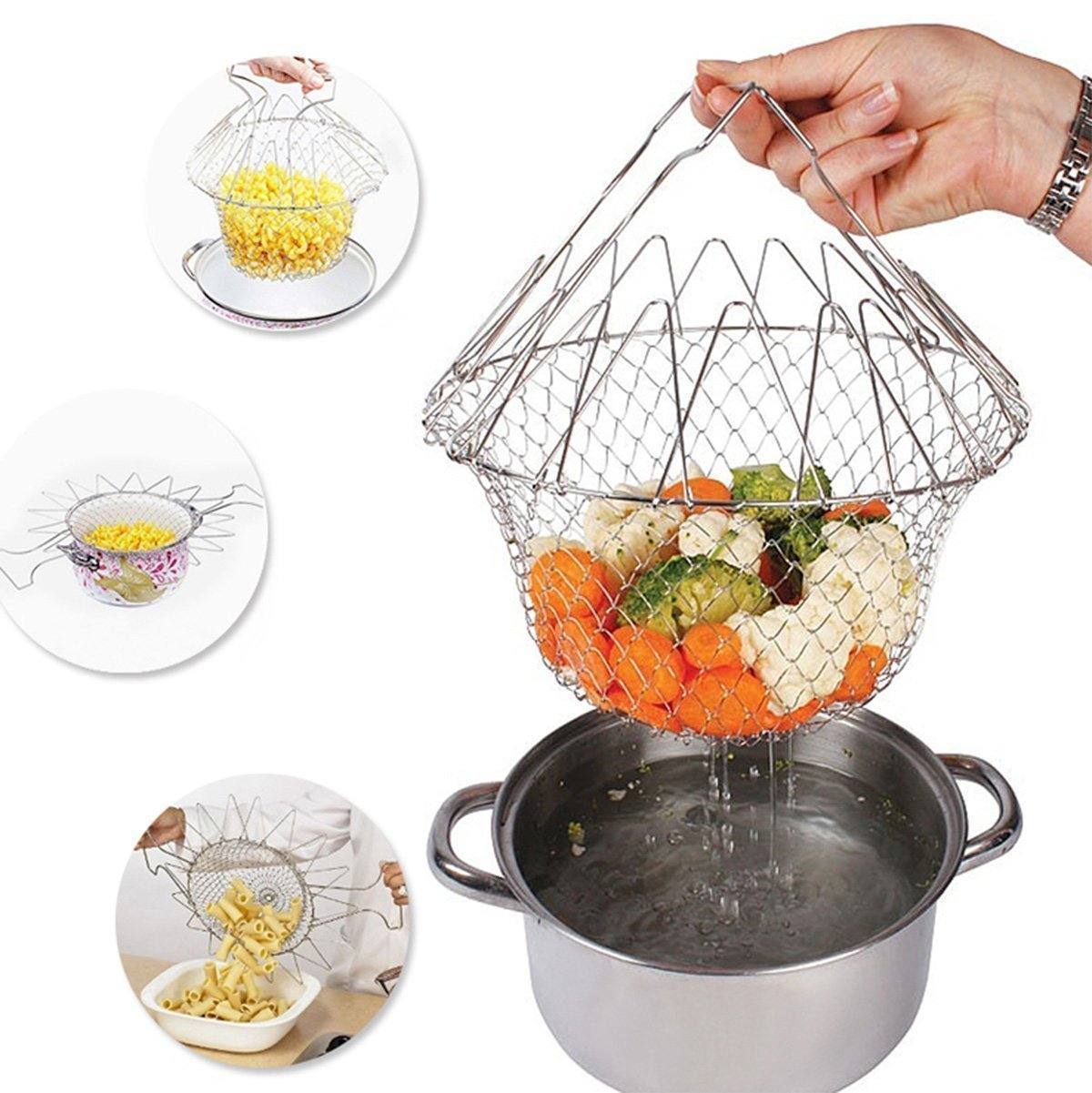 LoungeYard | Stainless Steel Chef Basket — product view 1