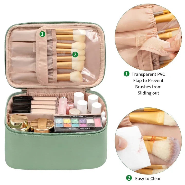 LoungeYard | Practical Make-up Organizer for Traveling | With Compartments and Dividers — product view 5