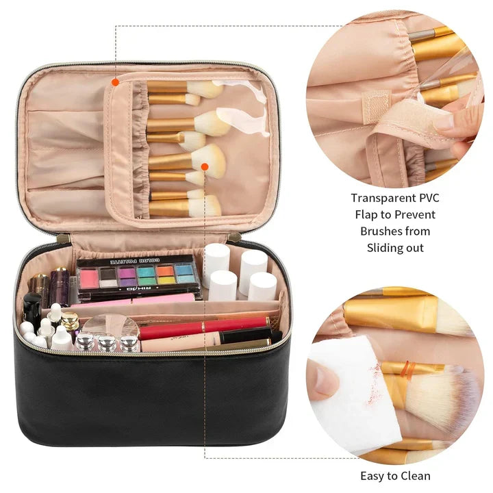 LoungeYard | Practical Make-up Organizer for Traveling | With Compartments and Dividers — product view 6