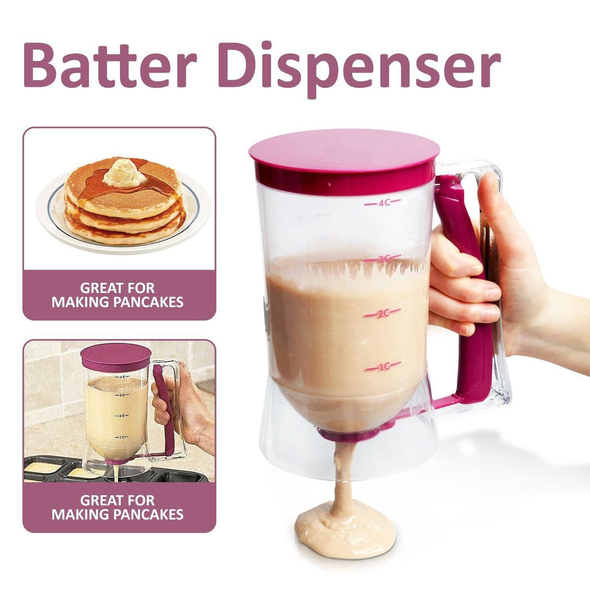 LoungeYard | Pancake and Cupcake Batter Dispenser — product view 3