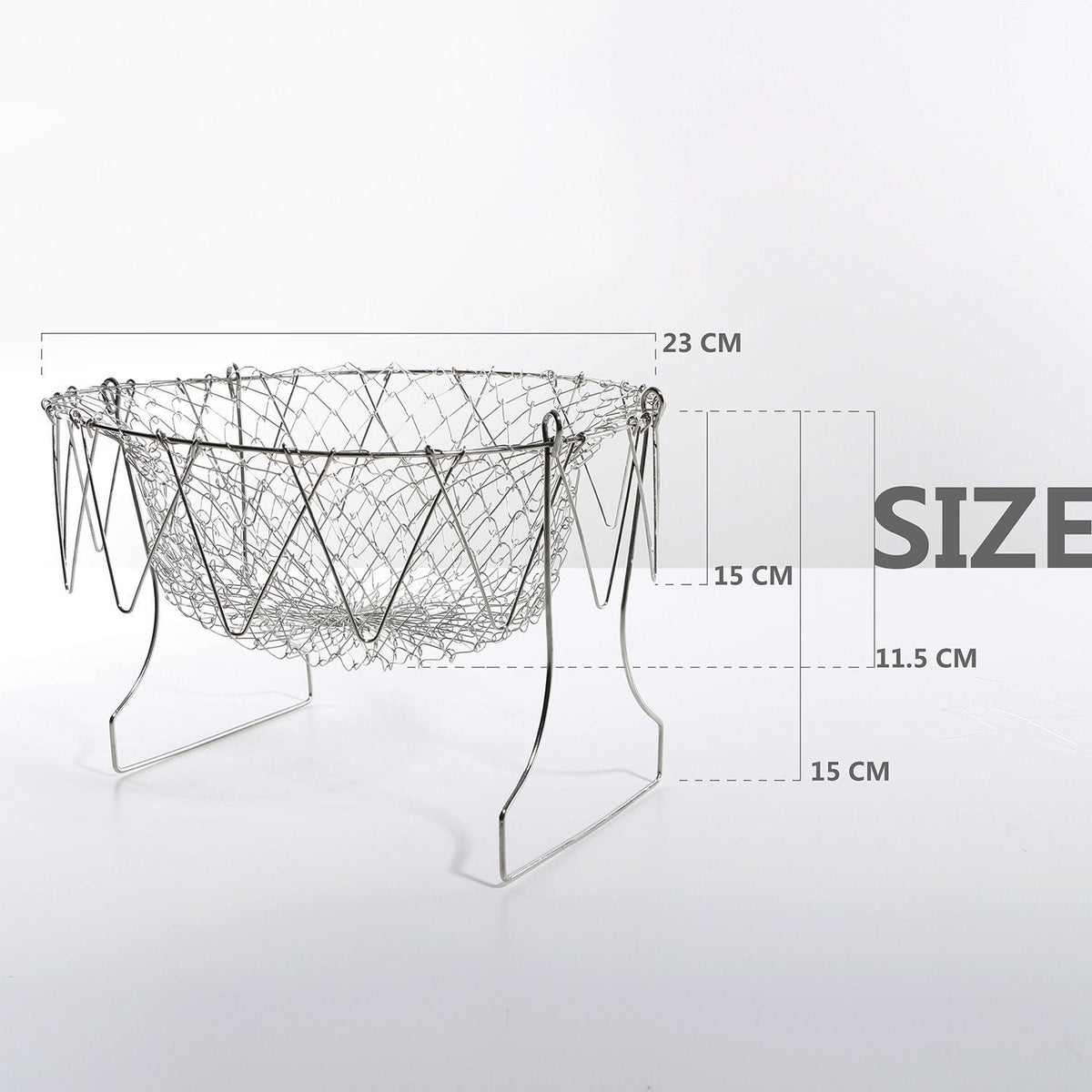 LoungeYard | Stainless Steel Chef Basket — product view 7