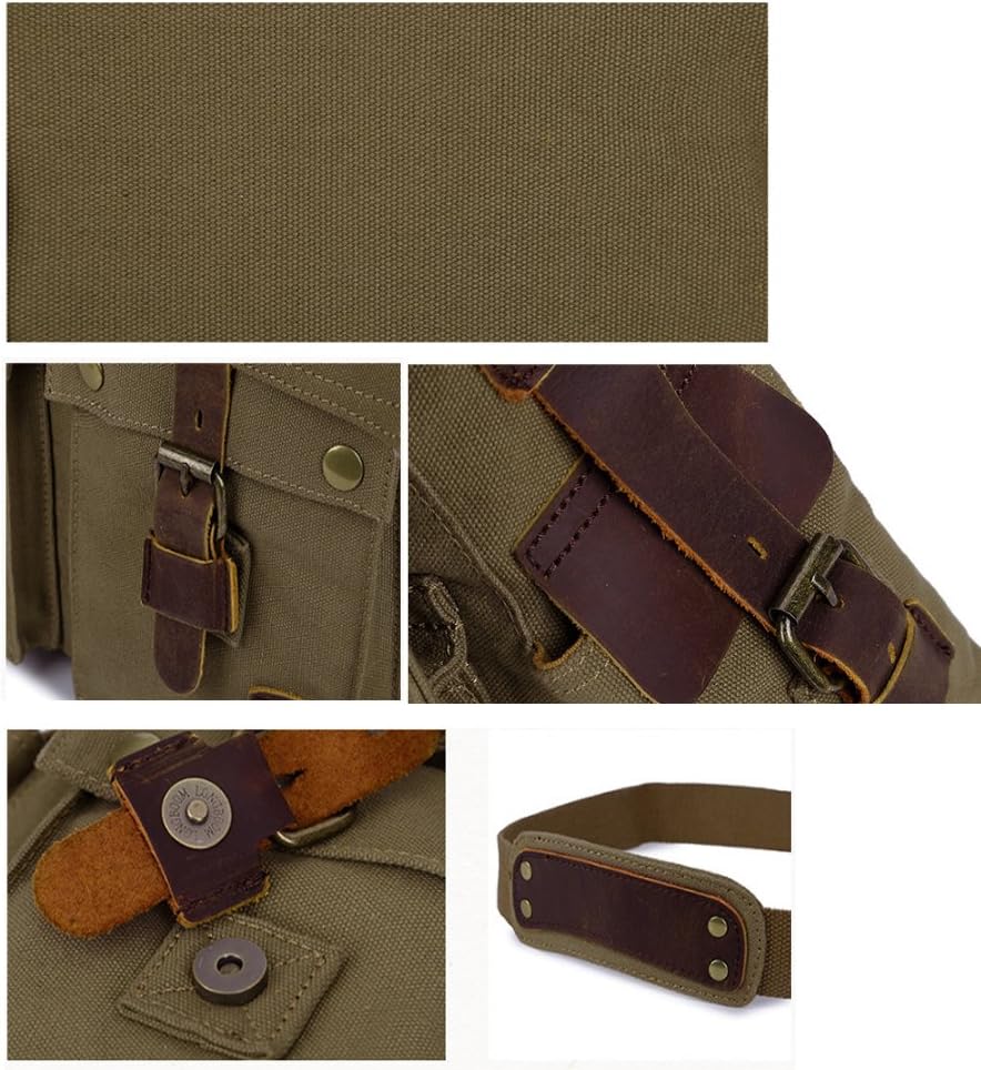 RetroCarry Bag – Vintage Canvas Shoulder Bag for Laptops LoungeYard — product view 6