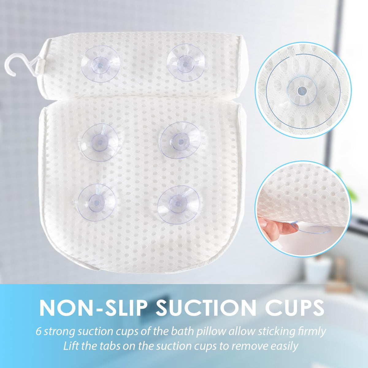 Bathtub Pillow - Enjoy Relaxed Bath Sessions LoungeYard — product view 6