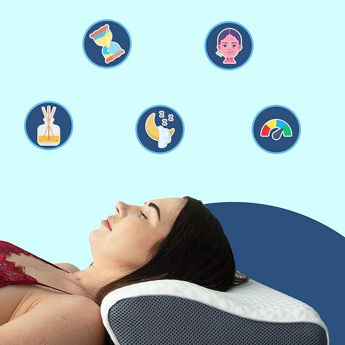 LoungeYard | QuietNest - Supportive Pillow for Snore Relief — product view 4