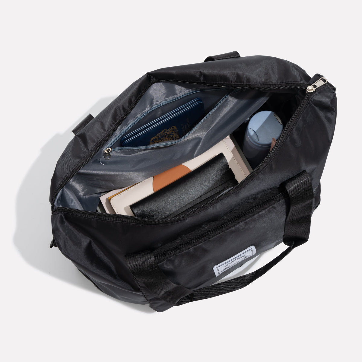 LoungeYard | LuxeVoyage Elite Travel Tote | Stylish foldable luggage for effortless travel — product view 2