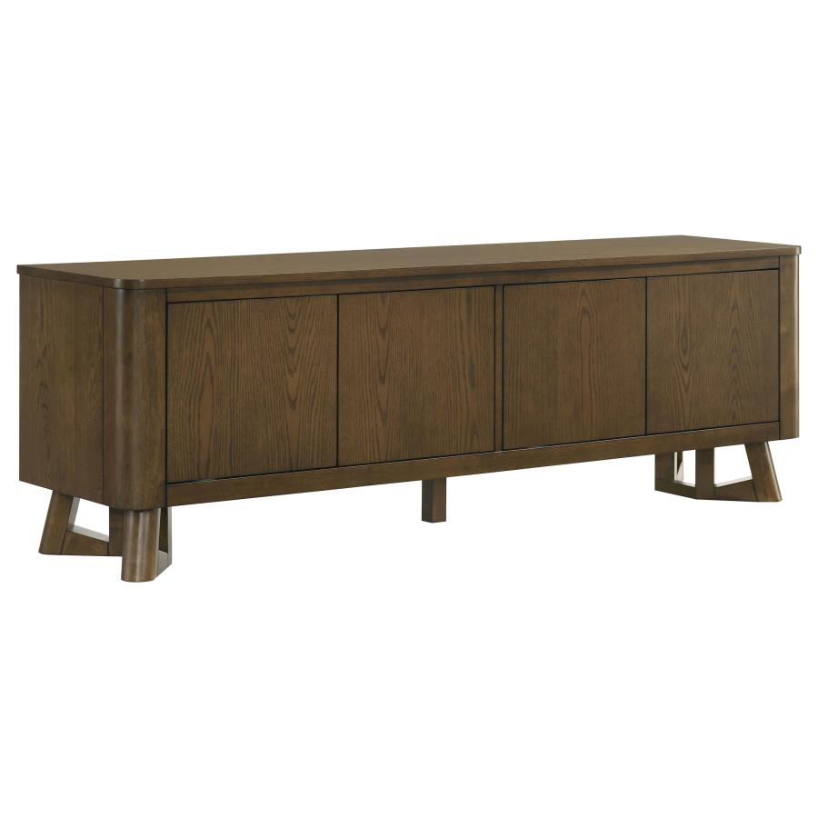 Trotter Brown 71" 4-Door Transitional TV Stand – 720133 — product view 2