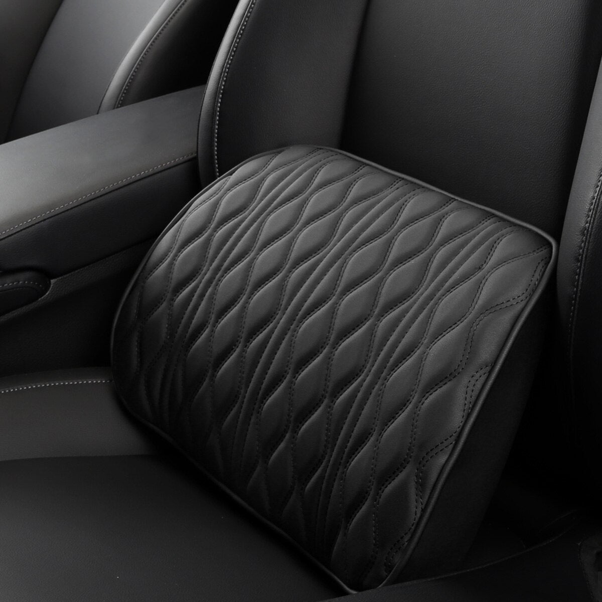 LoungeYard | Travel Pillow Set Leather with Memory Function — product view 5
