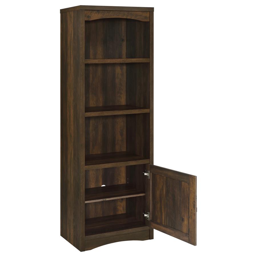 Laughlin Dark Pine 3-Piece Entertainment Center with TV Stand & Media Towers – 724123-SET — product view 5