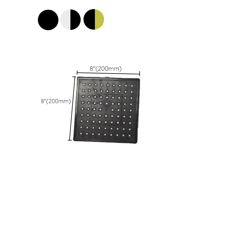 LoungeYard | Square Shower Head Combination Standard Spray Pattern with Hand Shower — product view 5