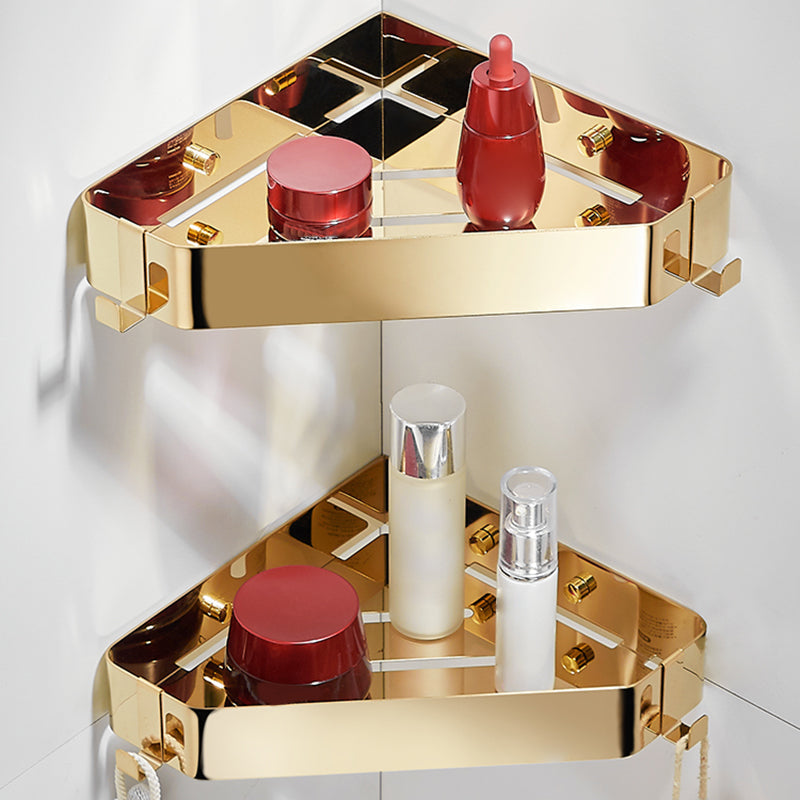 LoungeYard | Modern 3-Piece Bathroom Accessory Set in Stainless Steel, Bathroom Shelf — product view 6