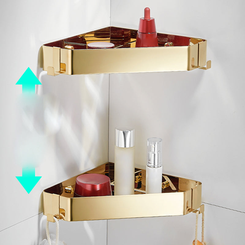 LoungeYard | Modern 3-piece bathroom accessory set made of stainless steel, bathroom shelf — product view 3