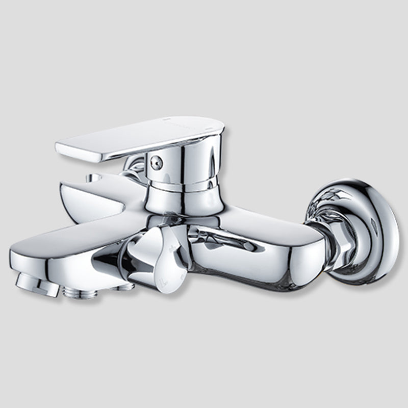 LoungeYard | Popular Bathtub Filler Wall-Mounted Lever Handle Fixed Bathtub Faucet Trim — product view 1
