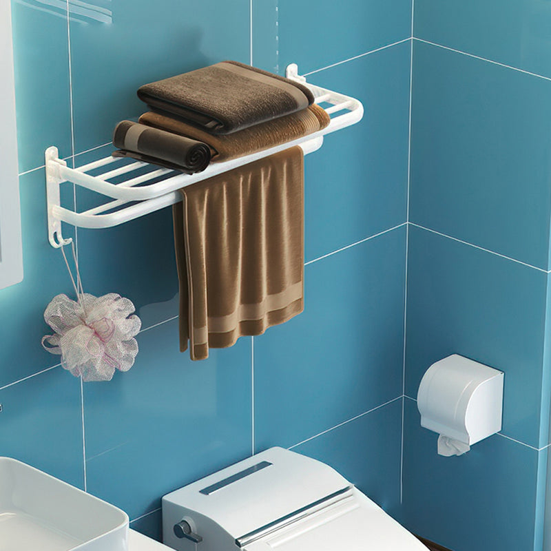 LoungeYard | Modern Bathroom Hardware Set White Metal Bathroom Accessory Set — product view 1