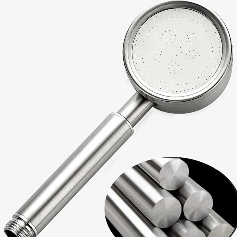 LoungeYard | Round Handheld Shower Water Saving Showerhead Made of Stainless Steel — product view 6