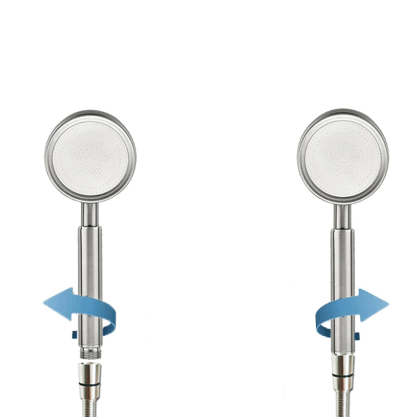 LoungeYard | Round Handheld Shower Water Saving Showerhead Made of Stainless Steel — product view 7