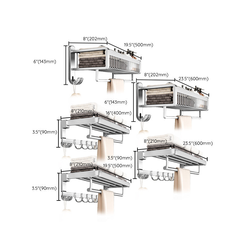 LoungeYard | Metal Bathroom Hardware Set Adhesive Installation Bathroom Accessories Kit — product view 7