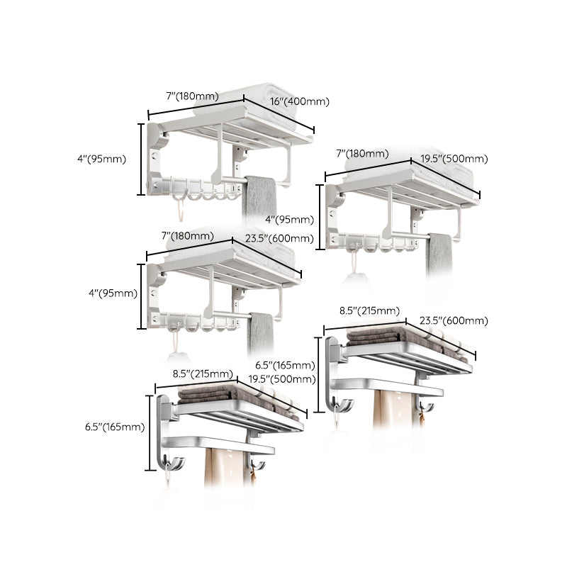 LoungeYard | Metal Bathroom Hardware Set Adhesive Installation Bathroom Accessories Kit — product view 4