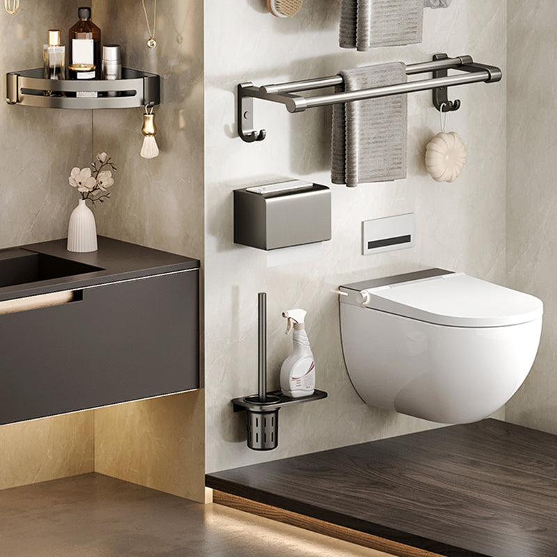LoungeYard | Modern Bathroom Accessories Set Adhesive Mount Bathroom Accessories Set — product view 1