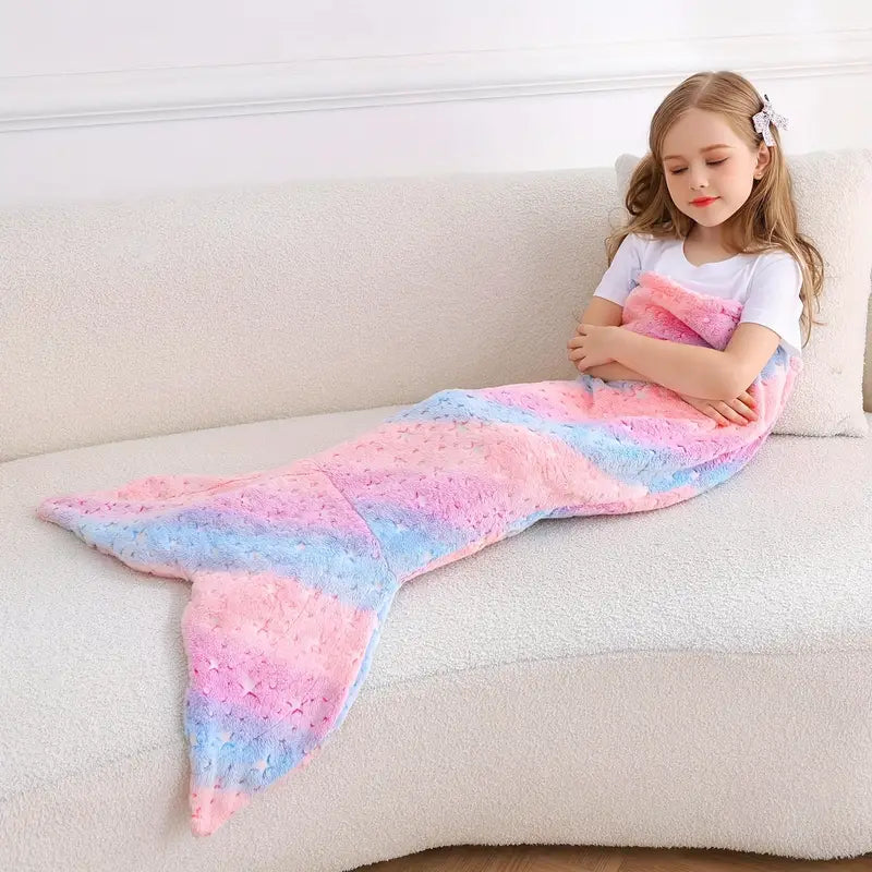 LoungeYard | Magical Light Effect – Mermaid Sleeping Bag — product view 5