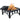 Lounge Yard 33.25'' Square Fire Pit with Marble Tile Tabletop