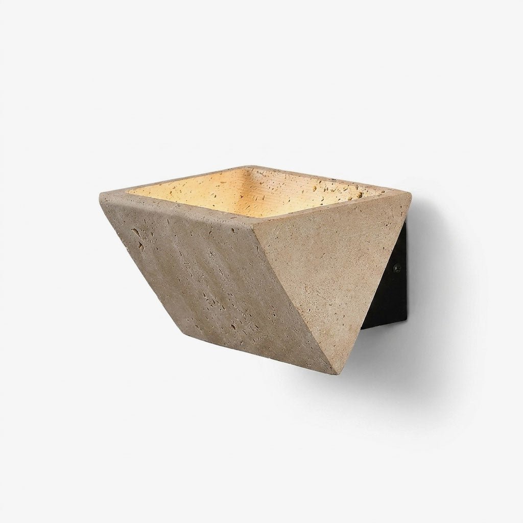 Aven Travertine Wall Sconce — product view 1