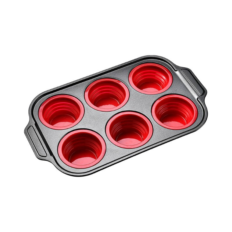 Press-Release Silicone Muffin Pan with Sturdy Metal Frame LoungeYard — product view 1