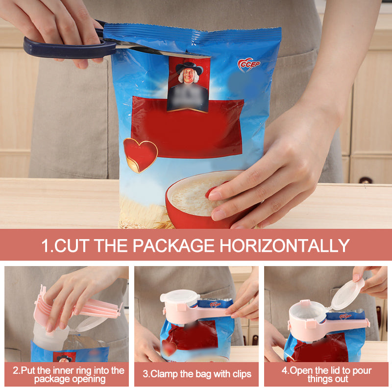 LoungeYard | Food closure with pocket clip (4 pieces) — product view 7
