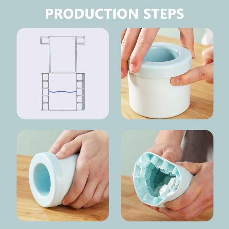 LoungeYard | Cylinder Ice Cube Mold Ice Cup — product view 7