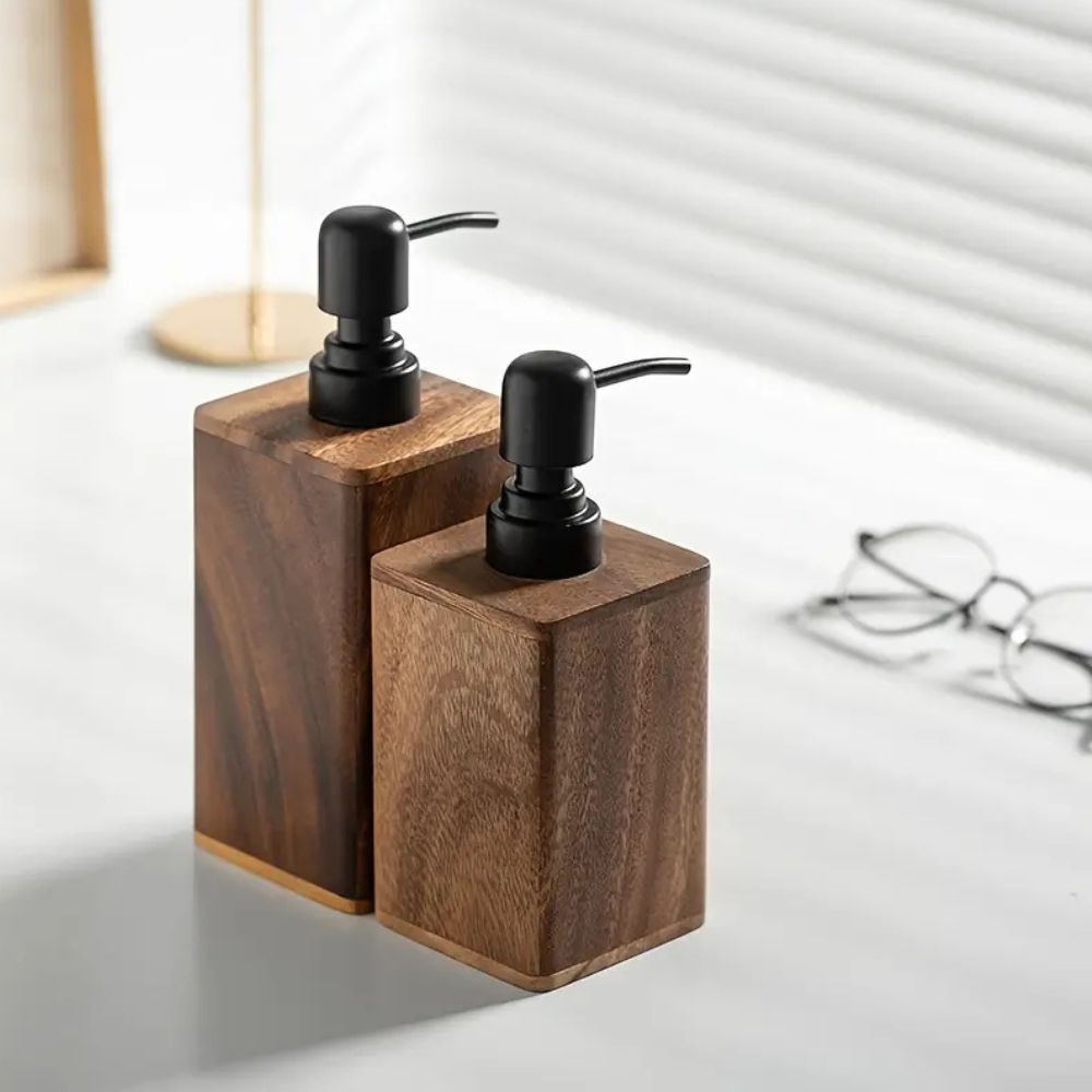 LoungeYard | Walnut Aura Lotion & Soap Dispenser — product view 7