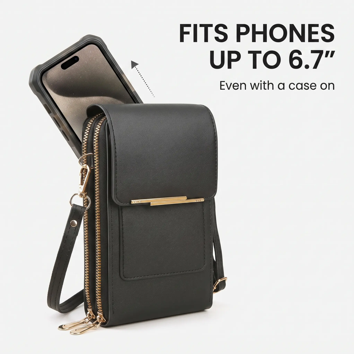 RFID Anti-Theft Phone Wallet LoungeYard — product view 5