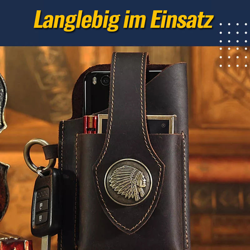 LoungeYard | Multifunctional leather phone case — product view 6