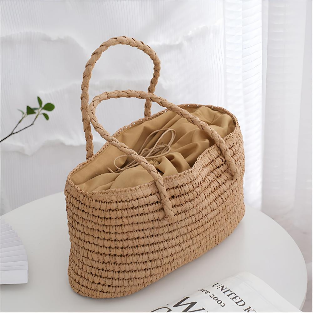 LoungeYard | Woven Straw Tote Bag — product view 4