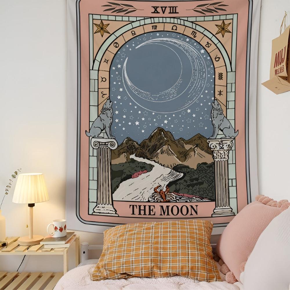 LoungeYard | Moon Tarot Tapestry Blanket — product view 7