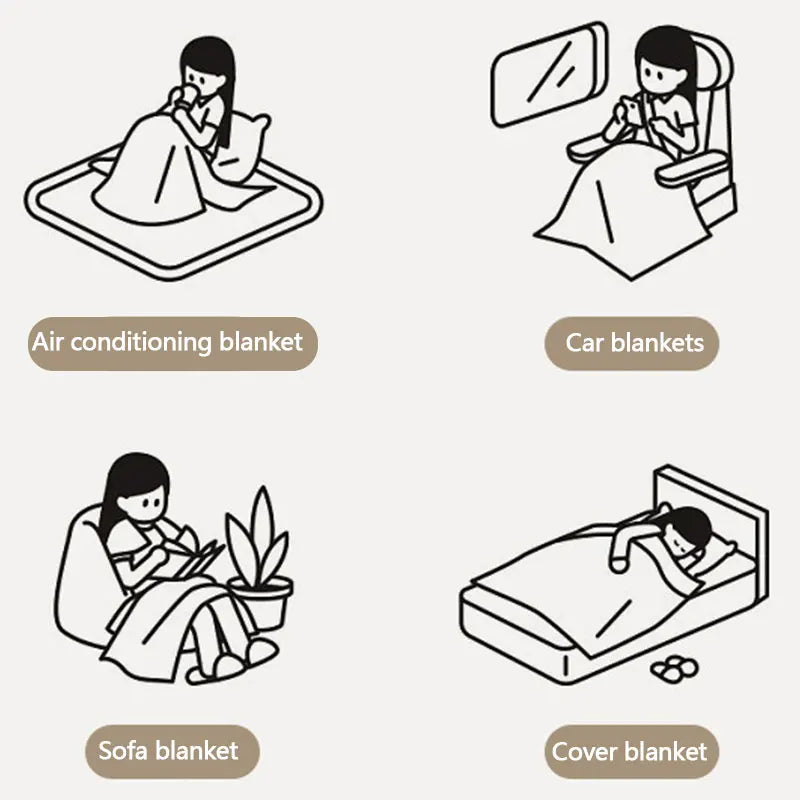 LoungeYard | Luxe Comfort Blanket - CozyWrap — product view 3
