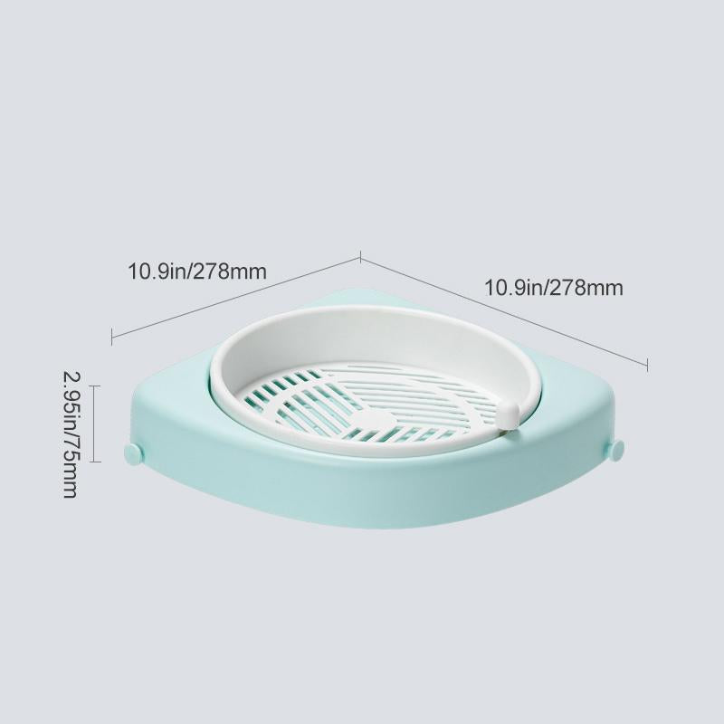 Waterproof Rotating Bathroom Corner Shelf — product view 7