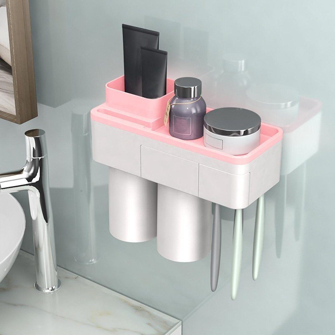 LoungeYard | Practical toothbrush holder set with toothpaste dispenser — product view 7