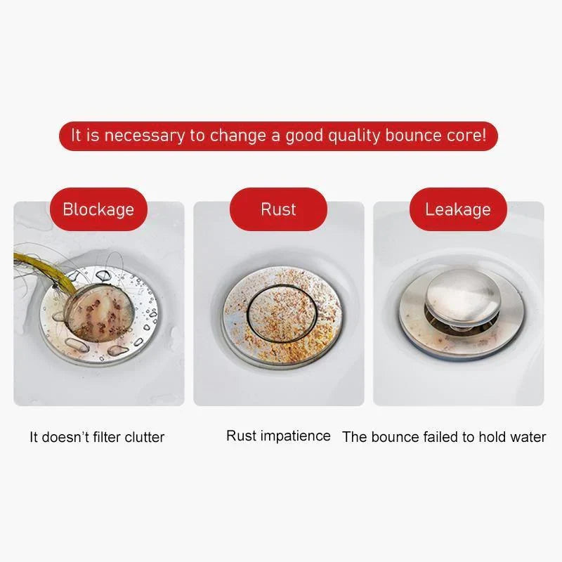 LoungeYard | Universal Stainless Steel Pop-up Drain Filter — product view 7
