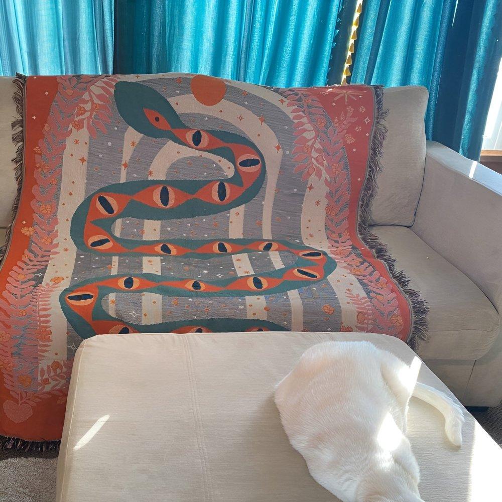 LoungeYard | Serpent's Path Blanket — product view 7