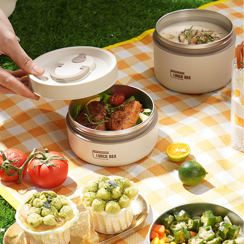 LoungeYard | Lunch Box Stainless Steel Insulated Food Container — product view 3