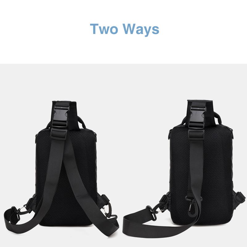 LoungeYard | Multi-purpose chest pocket with charging port — product view 6
