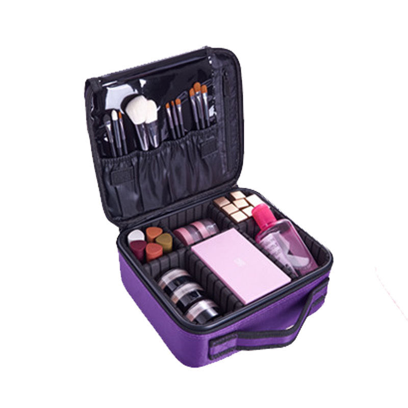 LoungeYard | Makeup Cosmetic Storage Bag with Adjustable Compartment — product view 4
