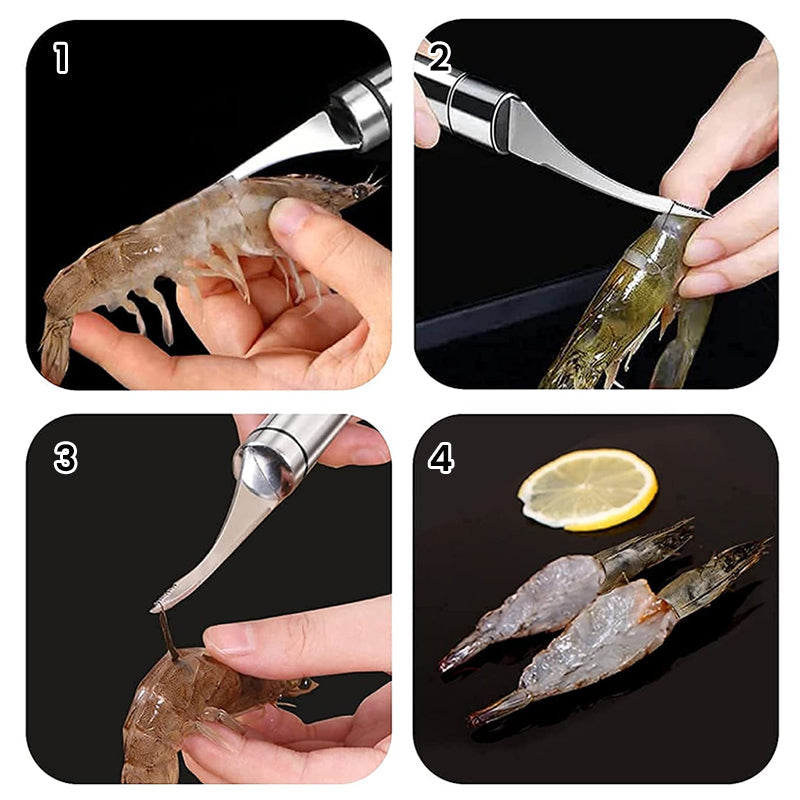 LoungeYard | Stainless Steel Shrimp Peeler Tool — product view 7