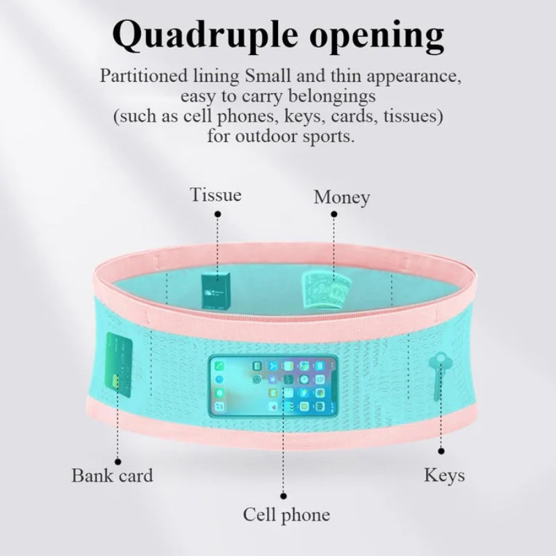 LoungeYard | Multifunctional Knitted Breathable Hidden Waist Pocket — product view 3
