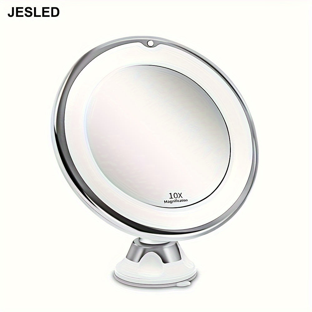 JESLED 10X – Rotatable Makeup Mirror with Lighting LoungeYard — product view 3
