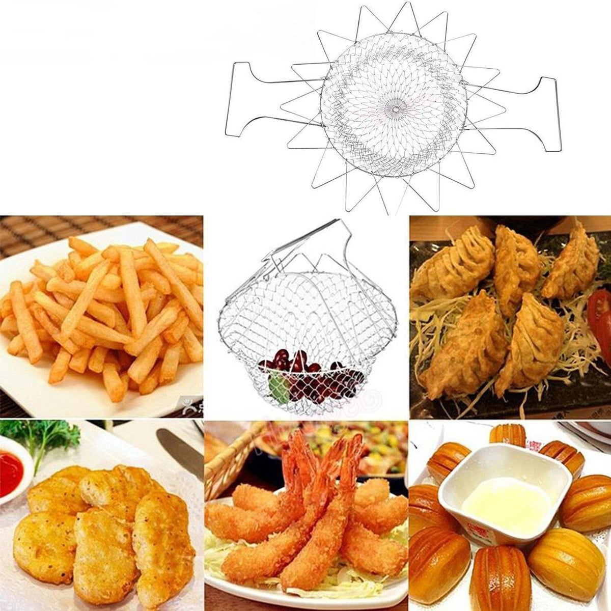 LoungeYard | Stainless Steel Chef Basket — product view 6