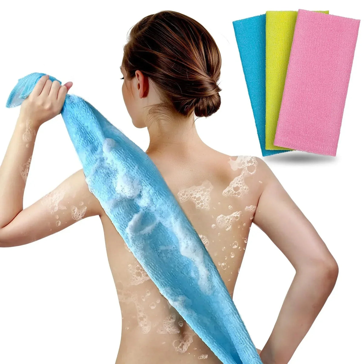 LoungeYard | Exfoliating Body Scrub 3-Piece Set – Deep Cleansing & Skin Renewal — product view 2