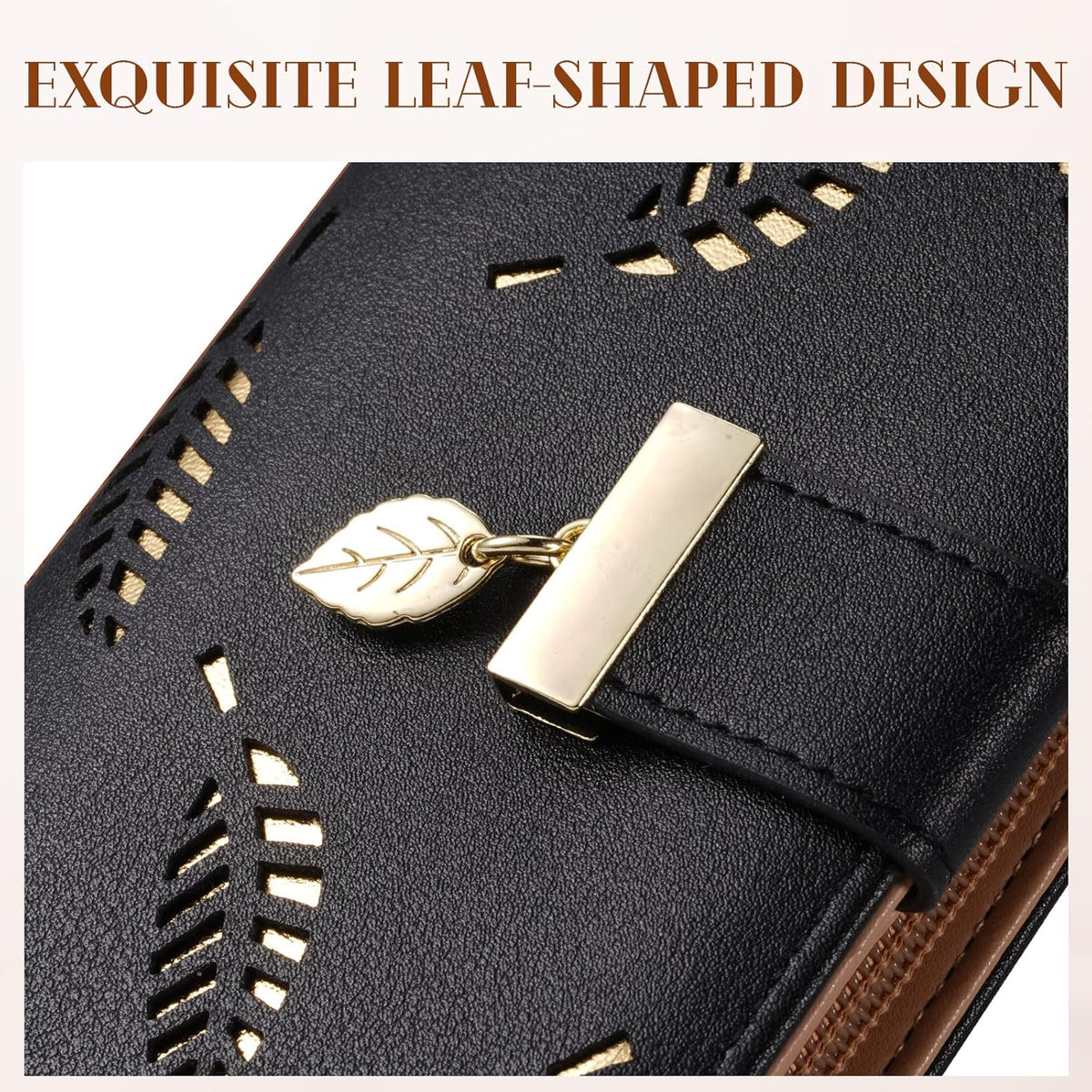 Stylish Leather Wallet for Women LoungeYard — product view 4