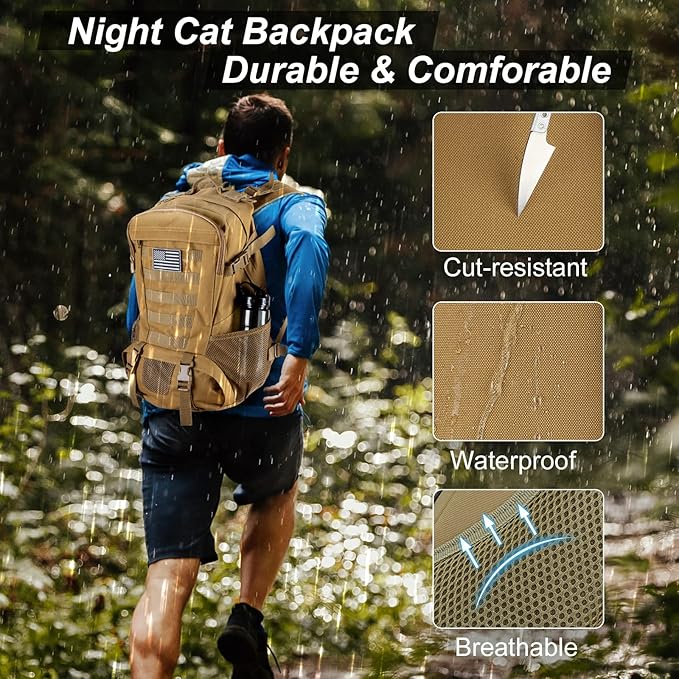 LoungeYard | Tactical Backpack Military Style Outdoor Rucksack — product view 2