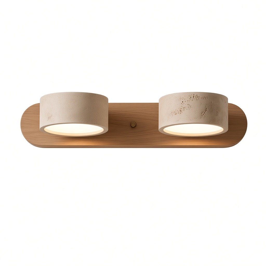 Travera Natural Stone Wall Light Adjustable LED Sconce for Bathroom and Bedroom — product view 1