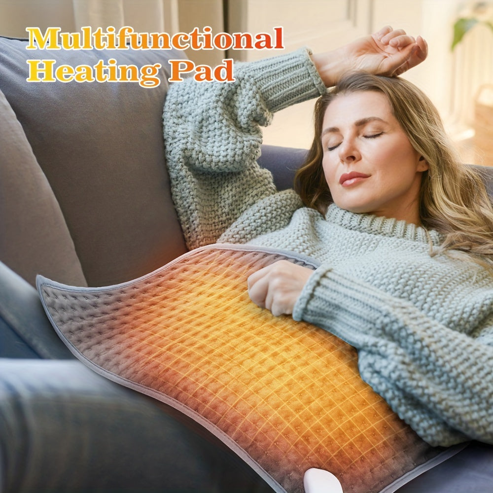 LoungeYard | Electric Blanket Flannel Heated Timer Safety Throw — product view 4